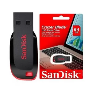 Flash drive Cruzer blade sandisk 64gb